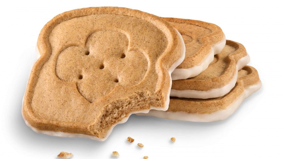 PHOTO: The new Toast-Yay! Girl Scout Cookie was inspired by French toast and will be sold online via innovative virtual cookie booths. 