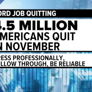 VIDEO: Record number of Americans quit in November