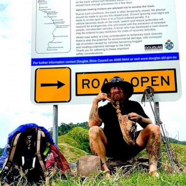 VIDEO: Man walks across an entire continent to raise awareness around mental health