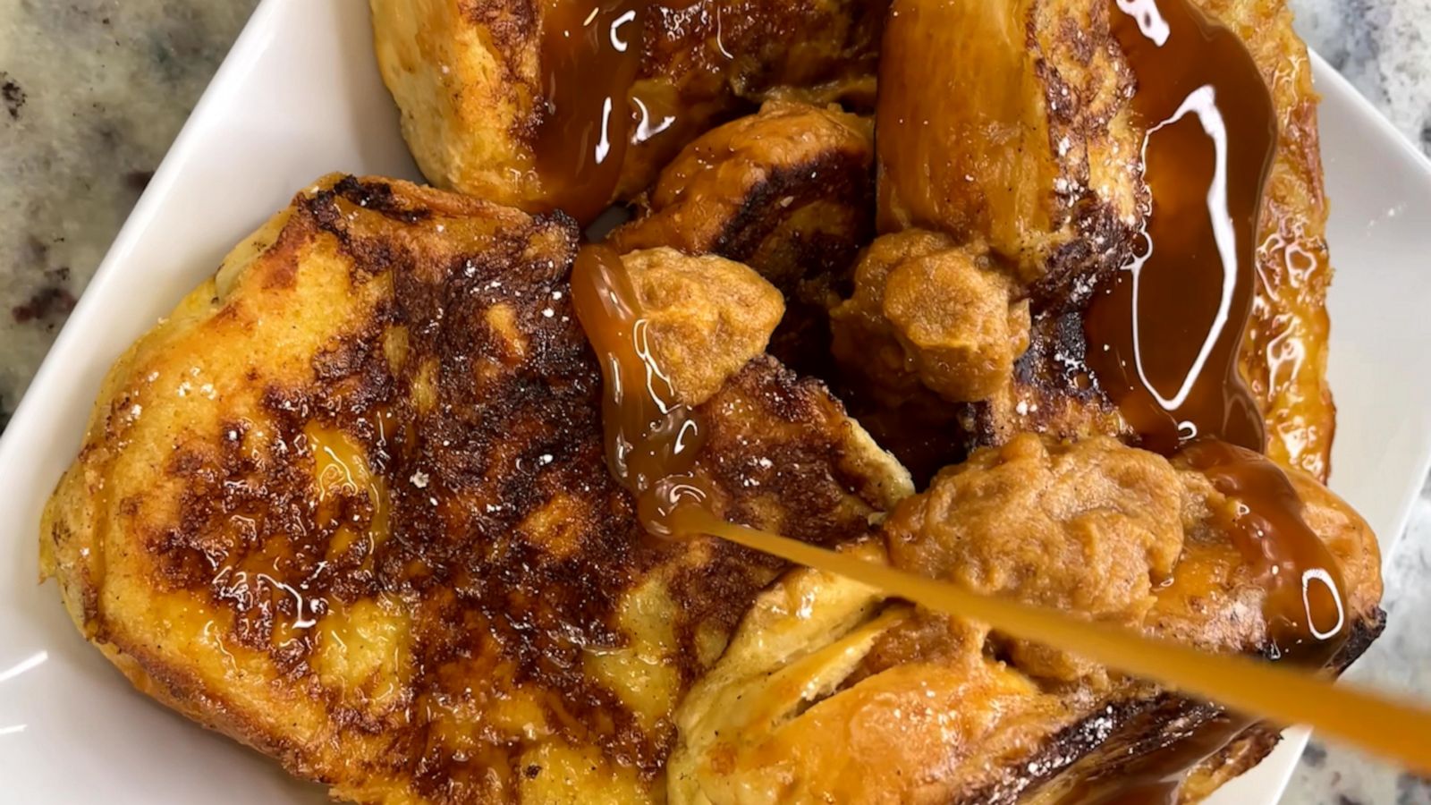 VIDEO: Start your morning off with this decadent sweet potato french toast