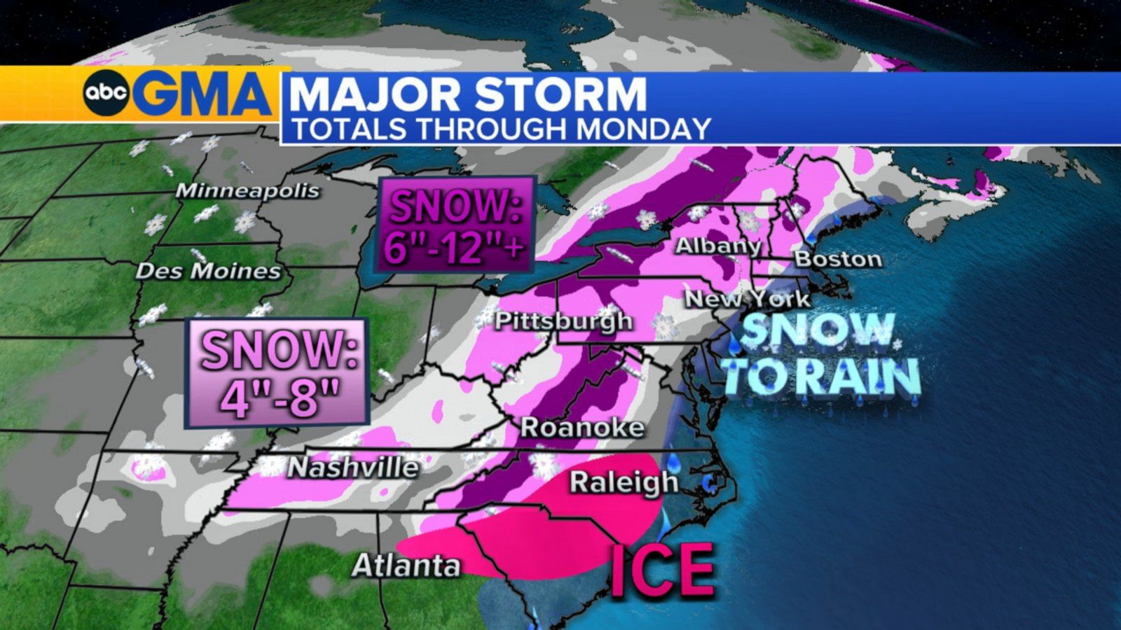 VIDEO: Major winter storm sweeps across country