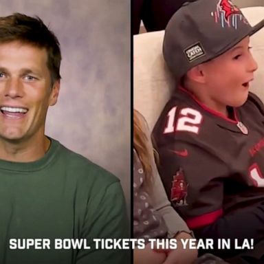 VIDEO: Tom Brady surprises brain cancer survivor