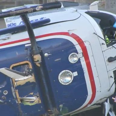 VIDEO: Pilot speaks out after crash-landing medical chopper without casualties