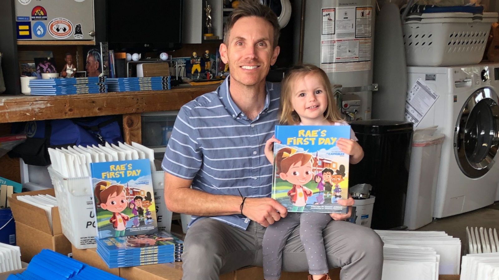 VIDEO: Dad creates inclusive children’s book for daughter with a disability