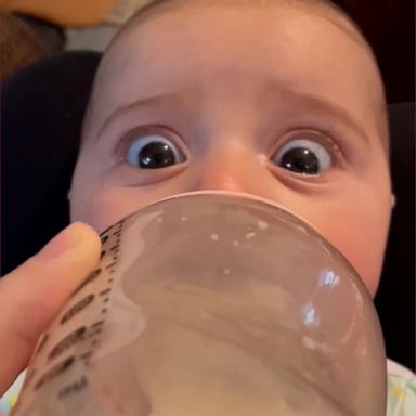 VIDEO: Baby has ‘surprising’ reaction to mom’s funny noises