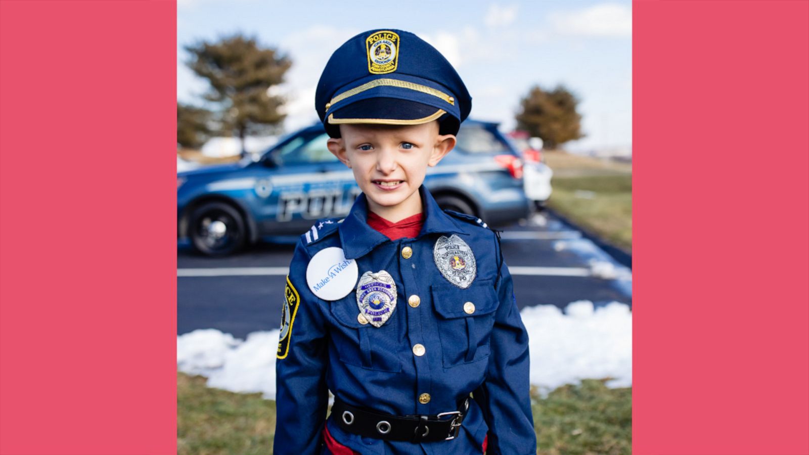 VIDEO: Make-A-Wish grants little boy dream of becoming a police officer