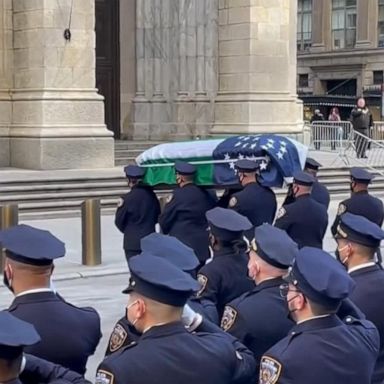 VIDEO: Law enforcement to honor fallen NYPD officer