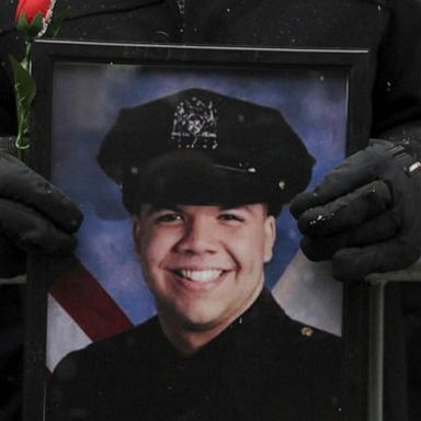 VIDEO: Funeral held for NYPD officer Jason Rivera