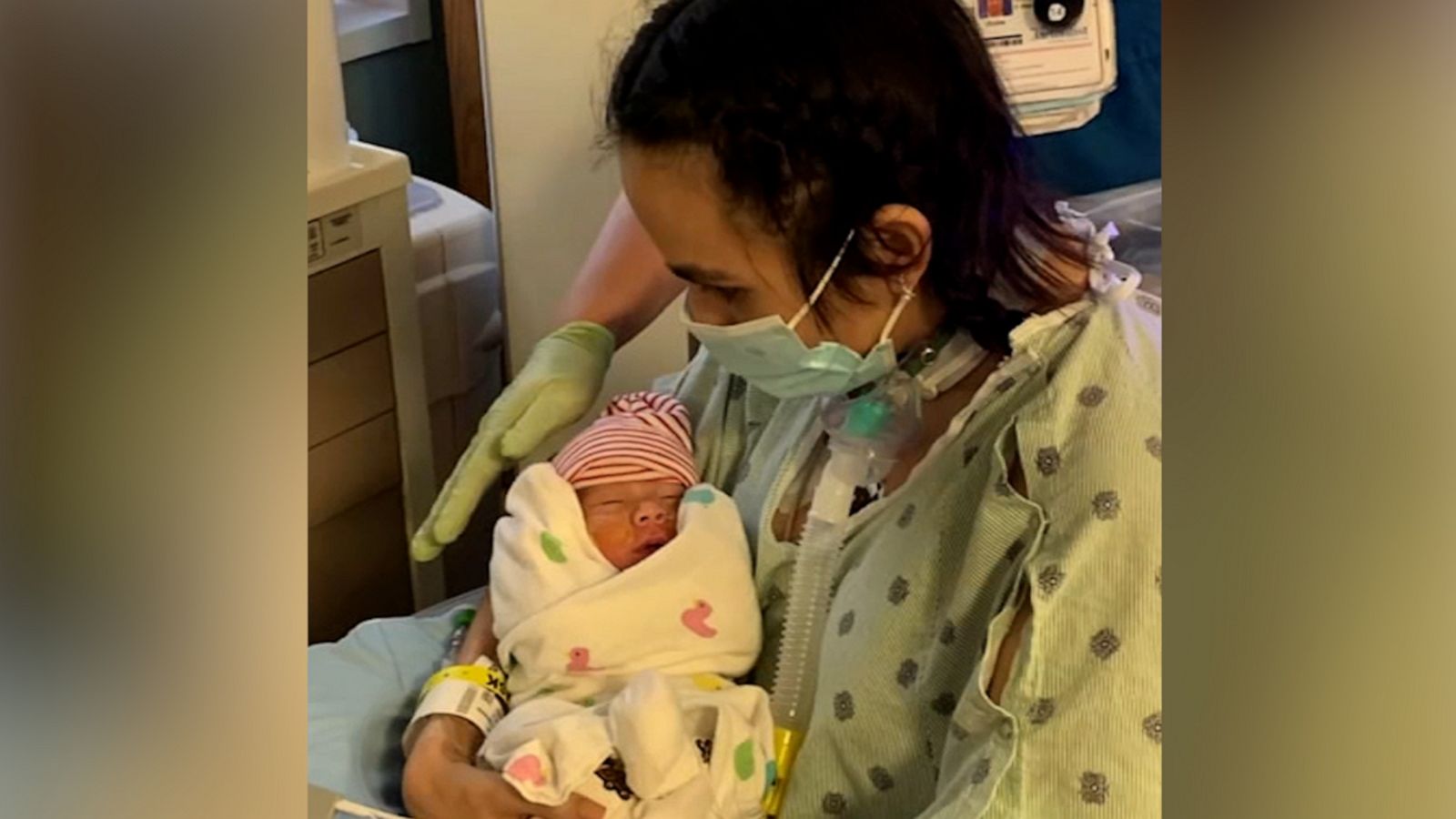 VIDEO: Mom names baby after doctor who saved them both despite COVID and pneumonia