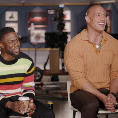 VIDEO: Kevin Hart, Dwayne Johnson talk ‘secret sauce’ to their friendship