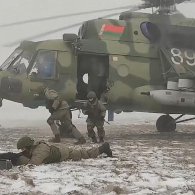 VIDEO: Russia continues to amass troops on the Ukraine border