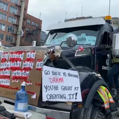 VIDEO: 'Freedom Convoy' protests cause state of emergency in Ottawa