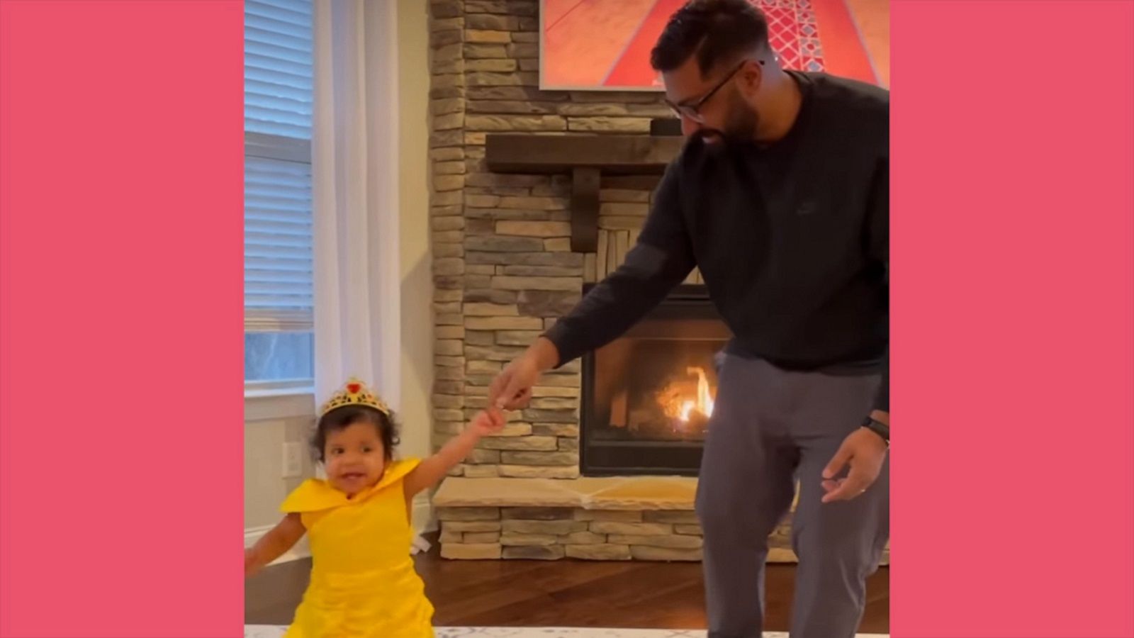 VIDEO: Dad shares heartfelt dance with daughter while watching ‘Beauty and the Beast’