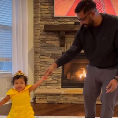 VIDEO: Dad shares heartfelt dance with daughter while watching ‘Beauty and the Beast’ 