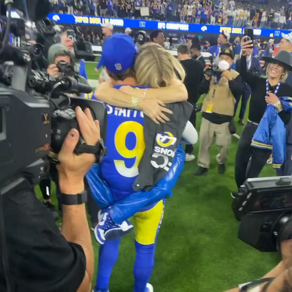 Kelly Stafford hails Matthew Stafford's encouragement and care: 'I wouldn't  be here today without him' - ABC News