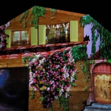 VIDEO: Dad and his son created these epic ‘Encanto’ projections for their house