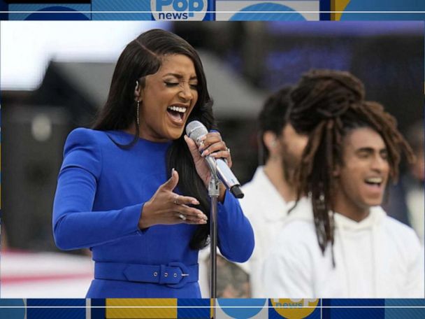 Watch Mickey Guyton perform the national anthem at Super Bowl 2022 