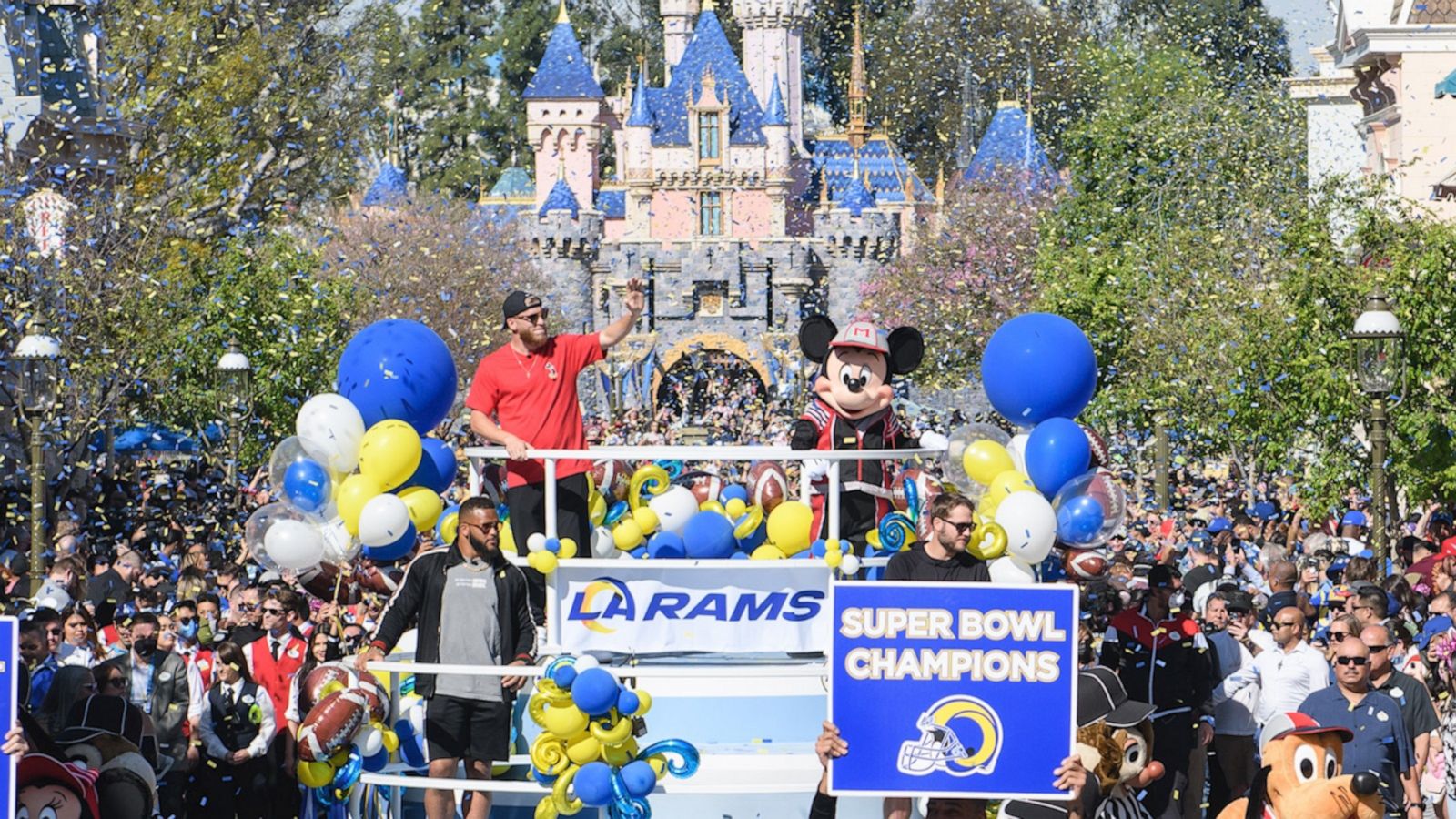 Trio of Rams to Celebrate Super Bowl Victory at Disneyland Resort 