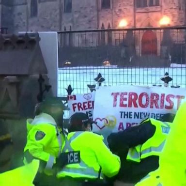 VIDEO: Anti-vaccine mandate protesters arrested in Ottawa