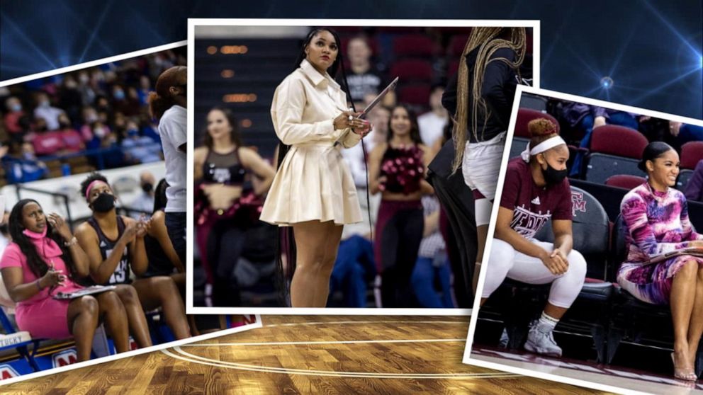 Texas A&M University basketball coach fights back after facing criticism  for her outfits - Good Morning America