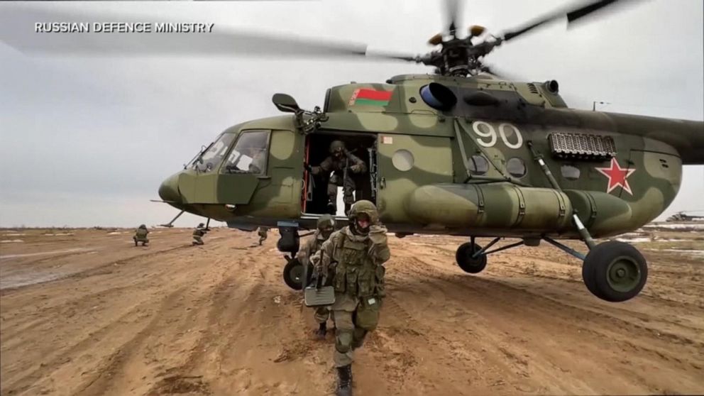 Video Russia Holds Military Drills In Belarus - ABC News