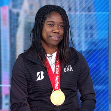 VIDEO: Olympian Erin Jackson talks about her big win in Beijing