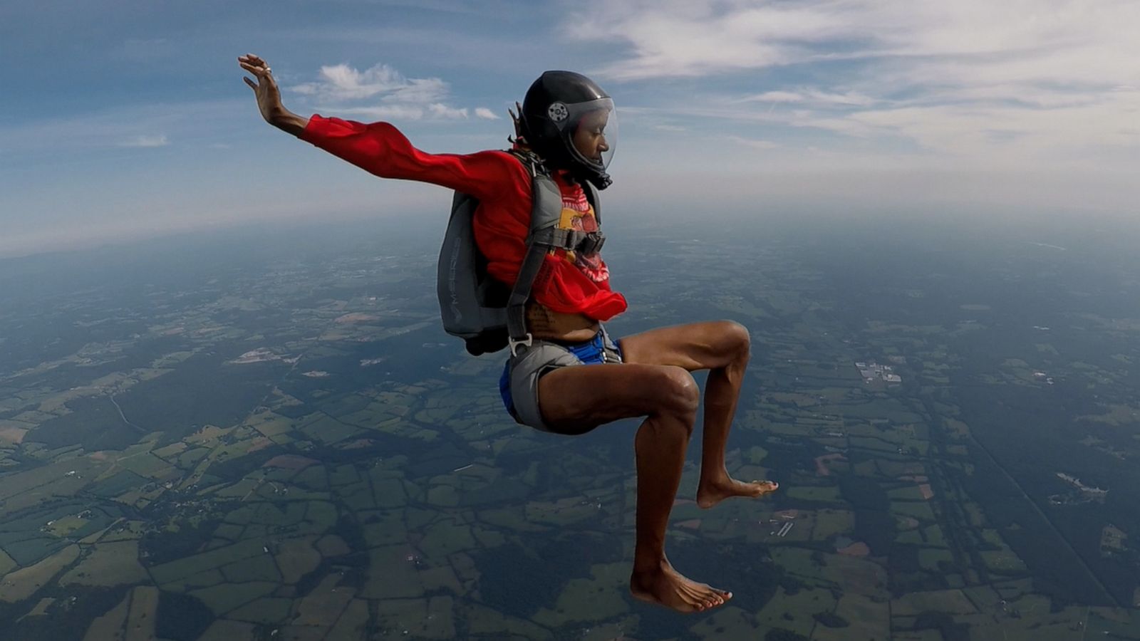 VIDEO: Meet the Black skydiver behind the social media movement to diversify the outdoors