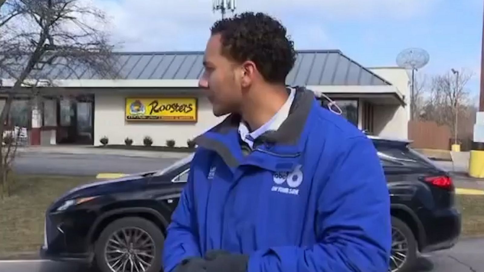 VIDEO: Reporter gets a surprise visit from mom while on the job