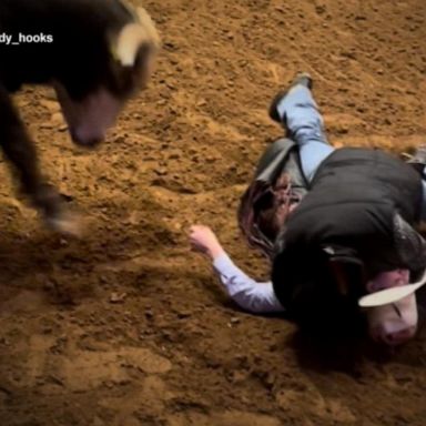 VIDEO: Father, son speak out after life-threatening rodeo mishap