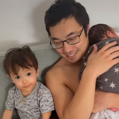 VIDEO: This dad wakes up at 4am every day, so mom can get 8 hours of sleep