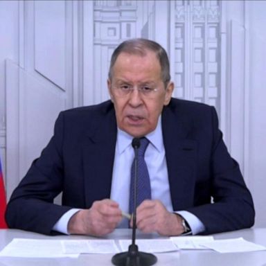 VIDEO: Russian foreign minister talks attacks on Ukraine