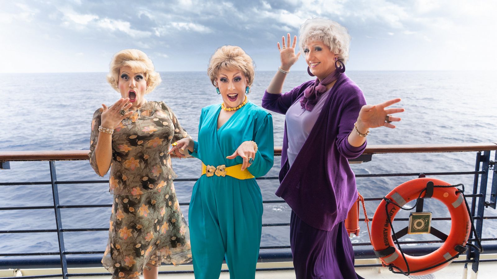 The inaugural "Golden Girls" cruise in February 2020.