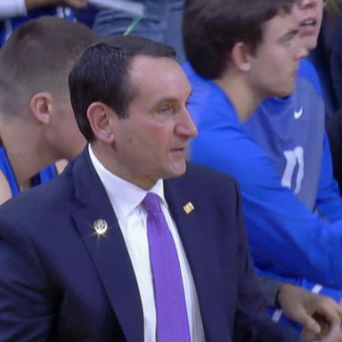 VIDEO: Curtain call for Coach K