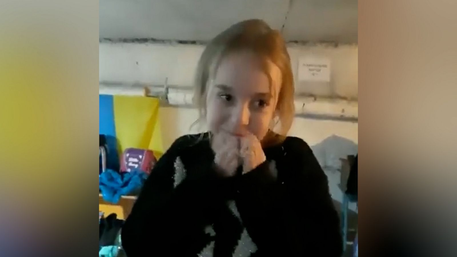 VIDEO: Ukrainian girl sings 'Let it Go' from 'Frozen' while hiding in a Kyiv bomb shelter