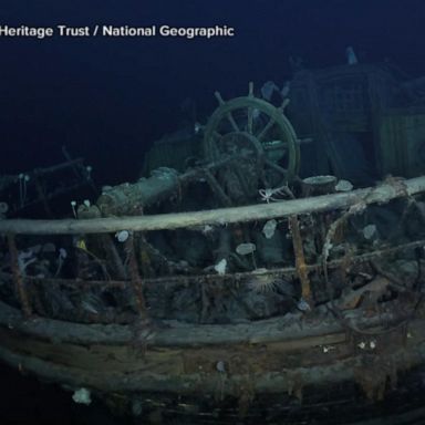 VIDEO: Exclusive look at the discovery of historic ship Endurance