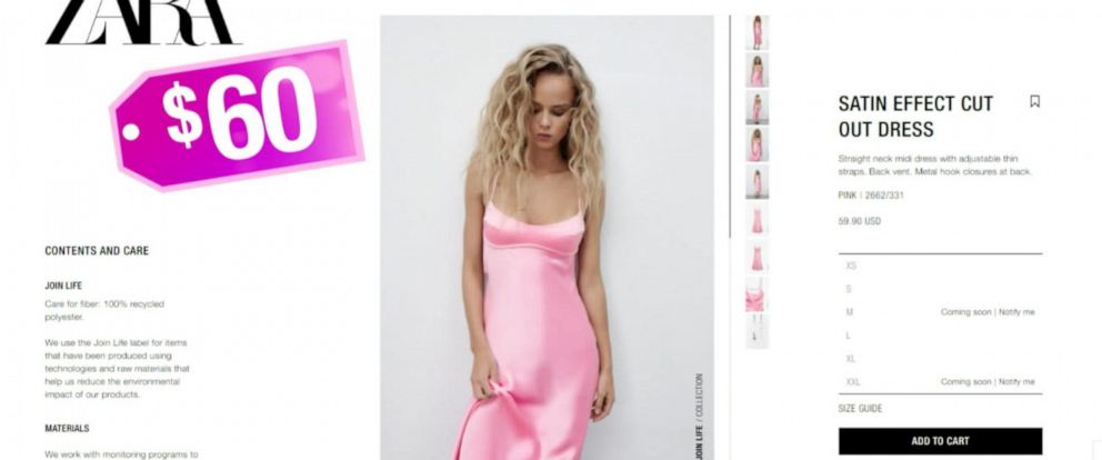 zara pink dress viral Viral Pink Halter Dress Zara by Zara