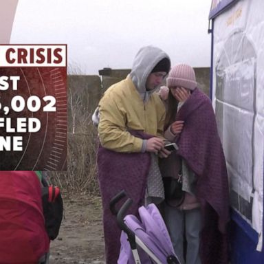 VIDEO: Ukrainian refugee crisis surpasses 2 million people