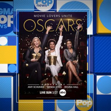 VIDEO: Oscars official image released of hosts Amy Schumer, Wanda Sykes and Regina Hall