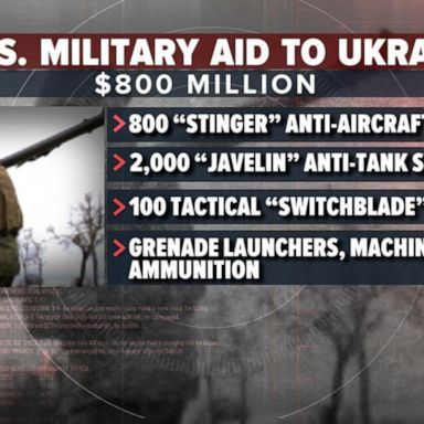 VIDEO: Biden outlines $800M aid package to Ukraine