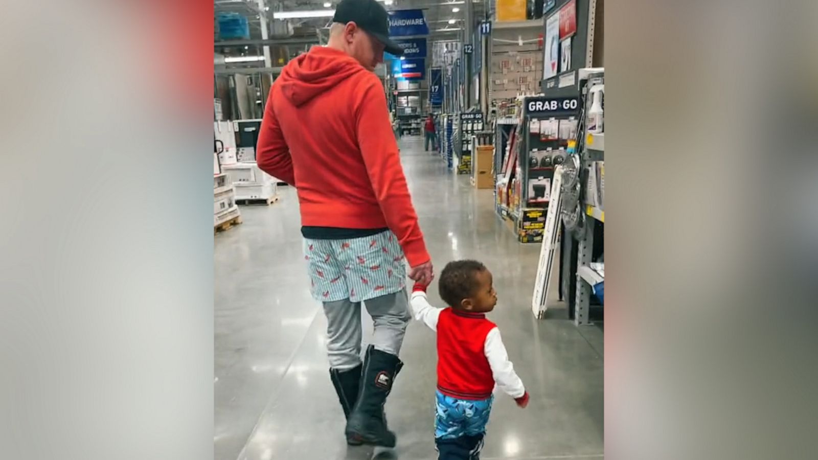 VIDEO: Dad dresses up as toddler son in adorable TikTok video
