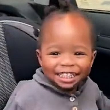 VIDEO: Toddler's adorable reaction to seeing her grandma at the train station is everything