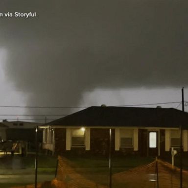 VIDEO: Tornado outbreak kills 1 in Louisiana