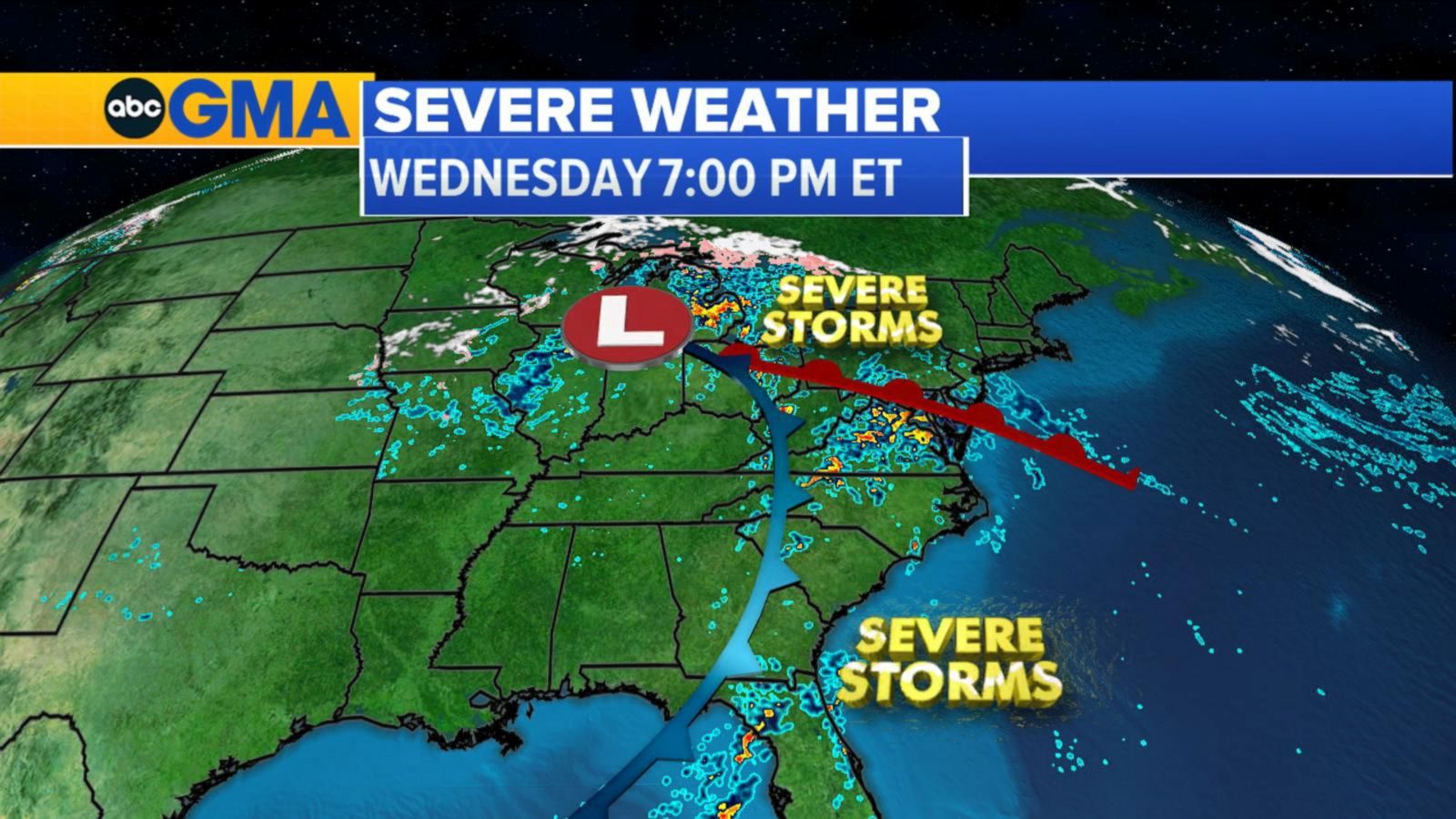 VIDEO: Severe weather moves across US