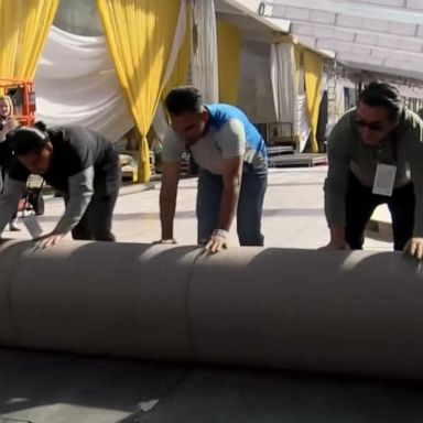 VIDEO: Dolby Theater rolls out red carpet ahead of Oscars