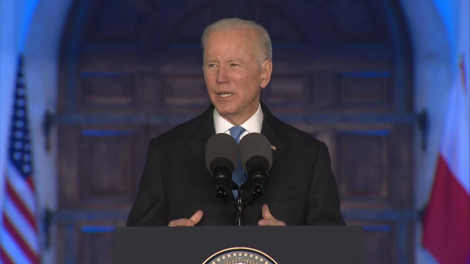 VIDEO: White House backtracks after Biden says Putin 'cannot remain in power'