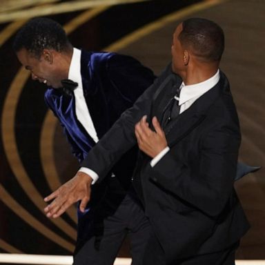 VIDEO: Will Smith has onstage confrontation with Chris Rock at Oscars