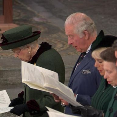 VIDEO: Royal family attends memorial for Prince Philip