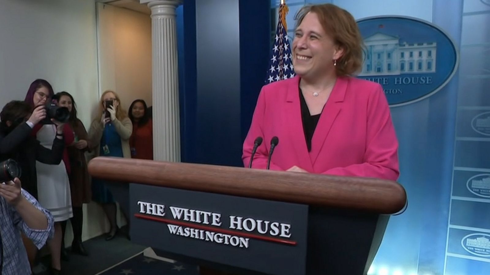 VIDEO: Amy Schneider visits the White House on International Transgender Day of Visibility