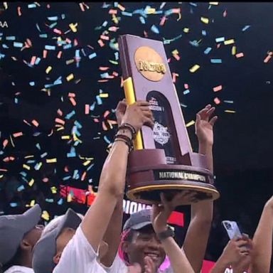 VIDEO: South Carolina women's basketball team wins NCAA championship