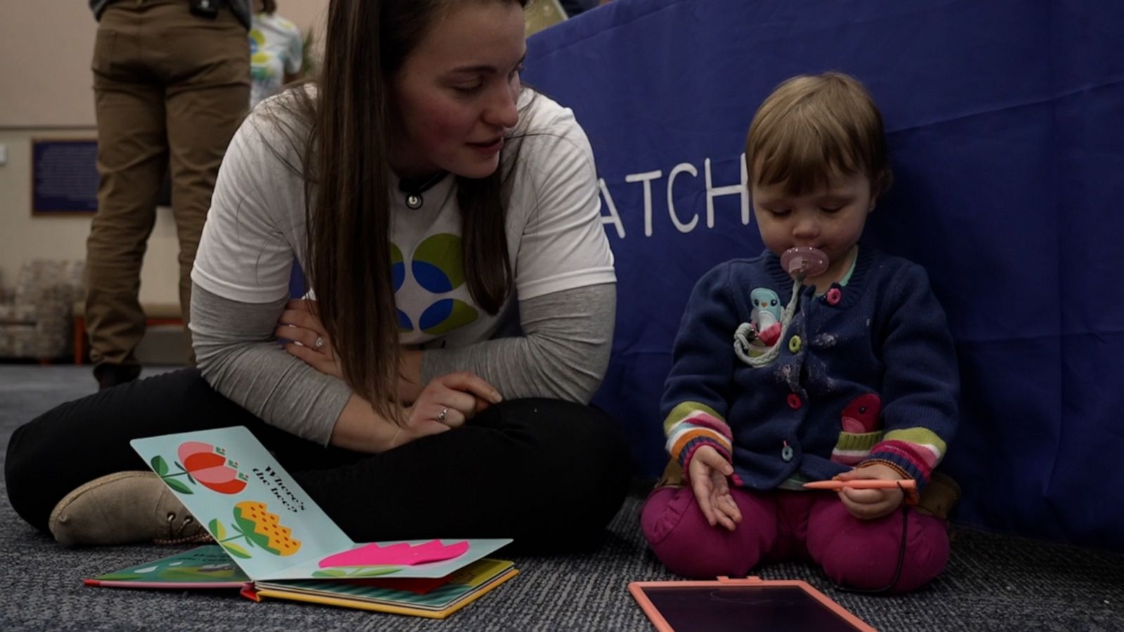 VIDEO: Woman meets two-year-old she saved with bone marrow donation in an emotional embrace